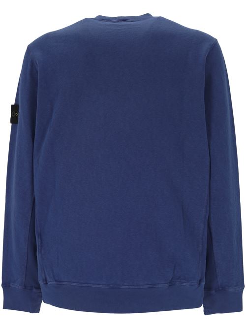 Navy blue logo knitwear STONE ISLAND | 156100020S0060V0128